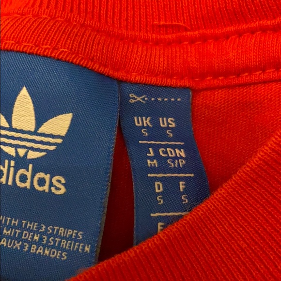 Red Adidas T-Shirt - Picture 3 of 4